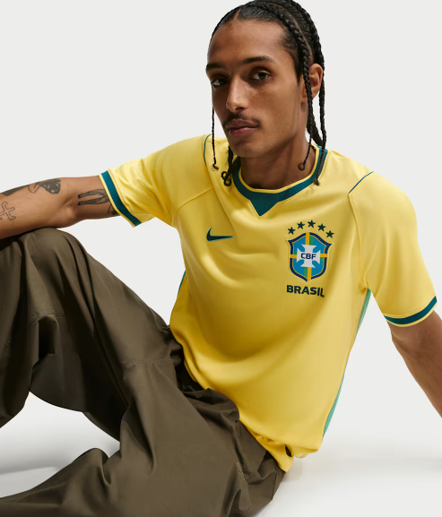 Brazil national team 2026 Fan version home jersey, Samba yellow, Green Soul
