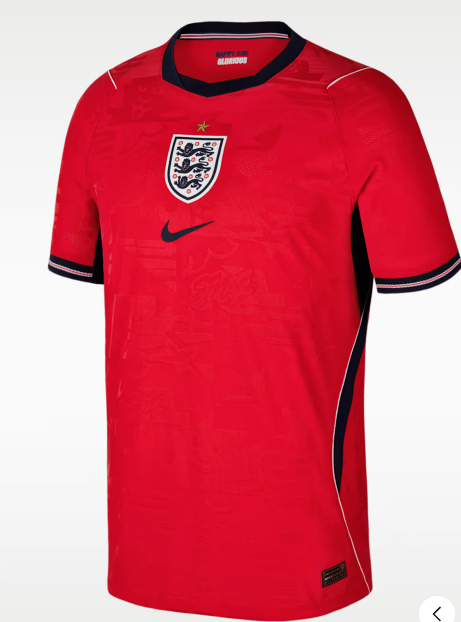 England national team 2026 away fan version jersey - Red Flame jersey ignites the green field