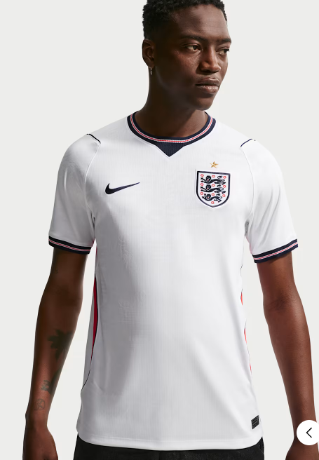 England national team 2026 home jersey player version - passionate debut