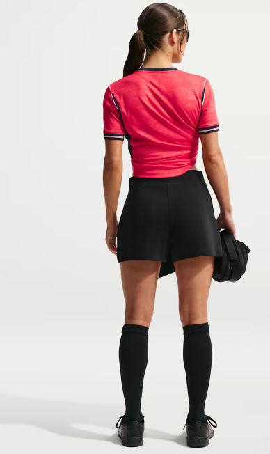 England national team 2026 away Women's  fan version jersey - Red Flame jersey ignites the green field