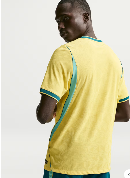 Brazil national team 2026 player version home jersey, Samba yellow, Green Soul