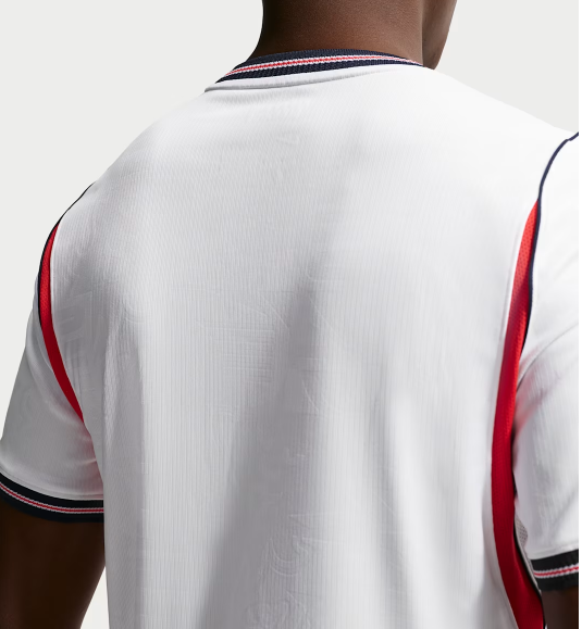 England national team 2026 home jersey player version - passionate debut