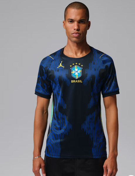 Brazilian national team 2026 player version away jersey · Night Samba · Dark Blue Rhapsody
