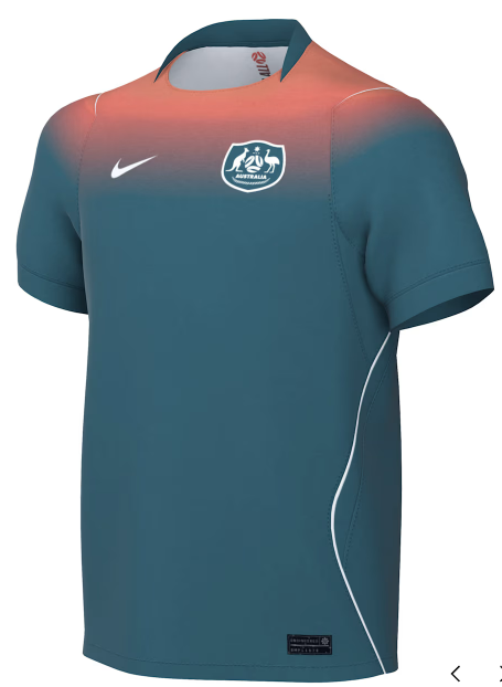 Australian national team 2026 player version away jersey - Coral Wave - Southern Hemisphere New Wave