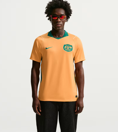 Australian national team 2026 Fan version home jersey - Desert Gold - Kangaroo Soul