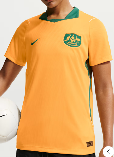 Australian national team 2026 woman home jersey - Desert Gold - Kangaroo Soul