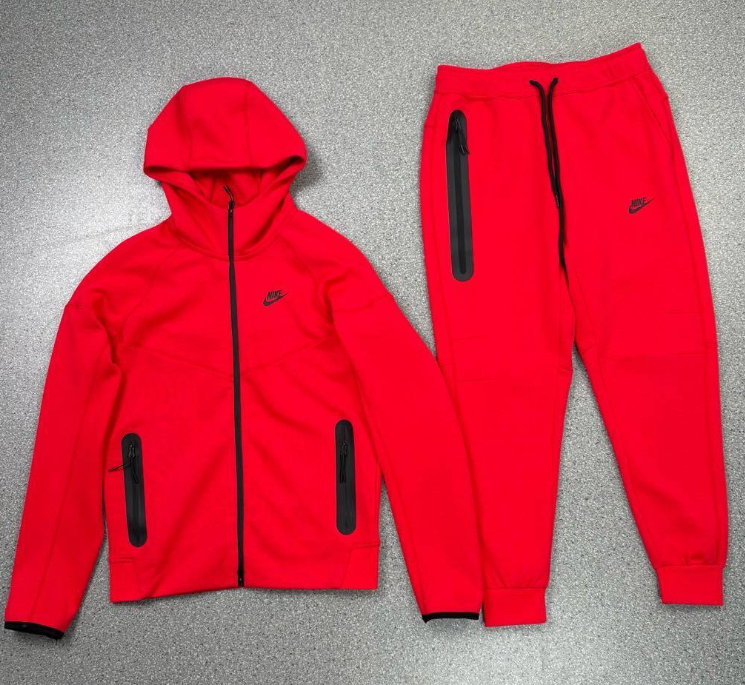 High-Quality Longline Jacket & NK Red Tracksuit — Now Selling!