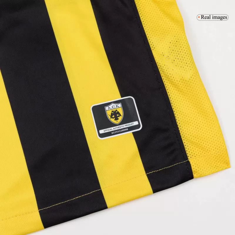 AEK Athens Home Soccer Jersey 2025_26 _ Gogoalshop