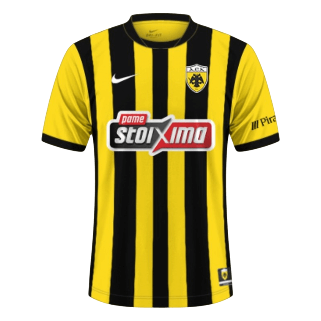 AEK Athens Home Soccer Jersey 2025_26 _ Gogoalshop
