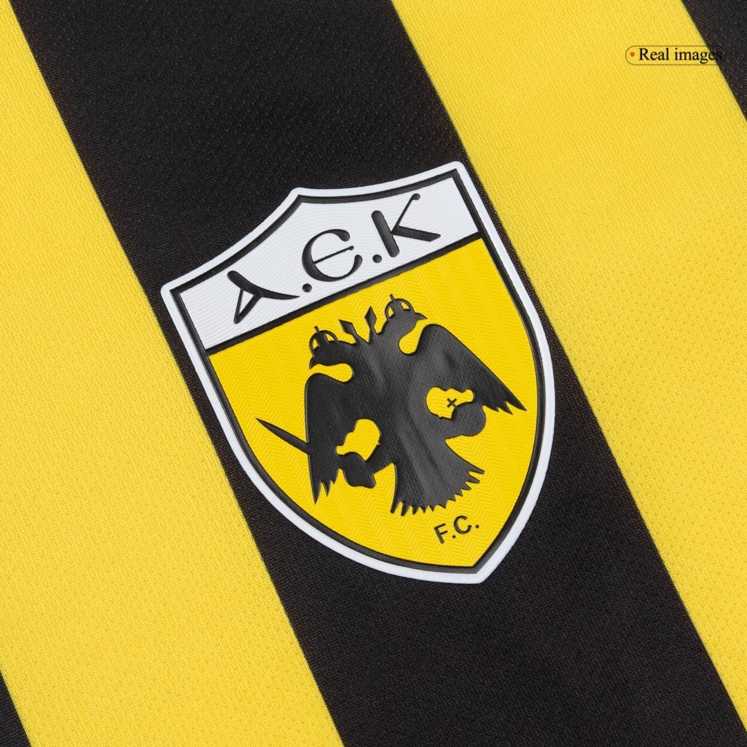 AEK Athens Home Soccer Jersey 2025_26 _ Gogoalshop