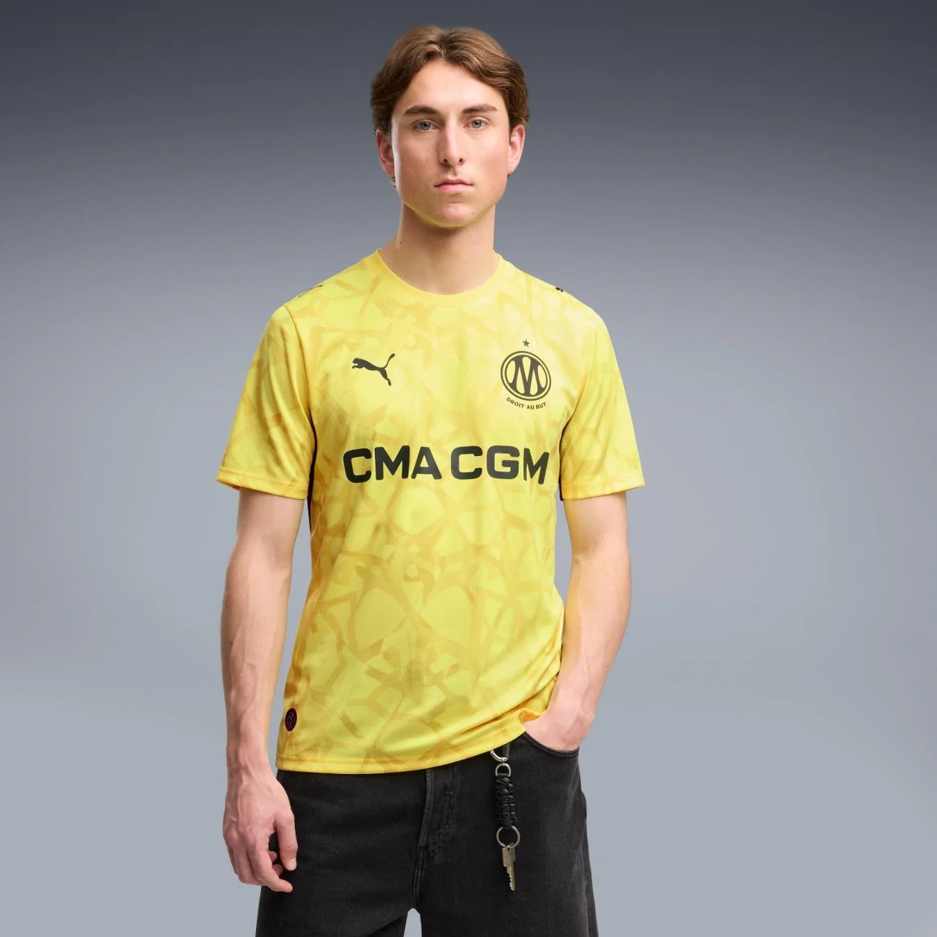 OM Yellow Goalkeeper Jersey 26_27