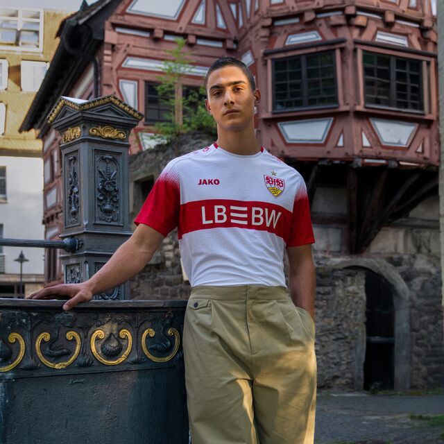 VfB Heimtrikot 26_27 _ Weiß-Rot mit Brustring & Cannstatt Culture – Offizieller Fanshop