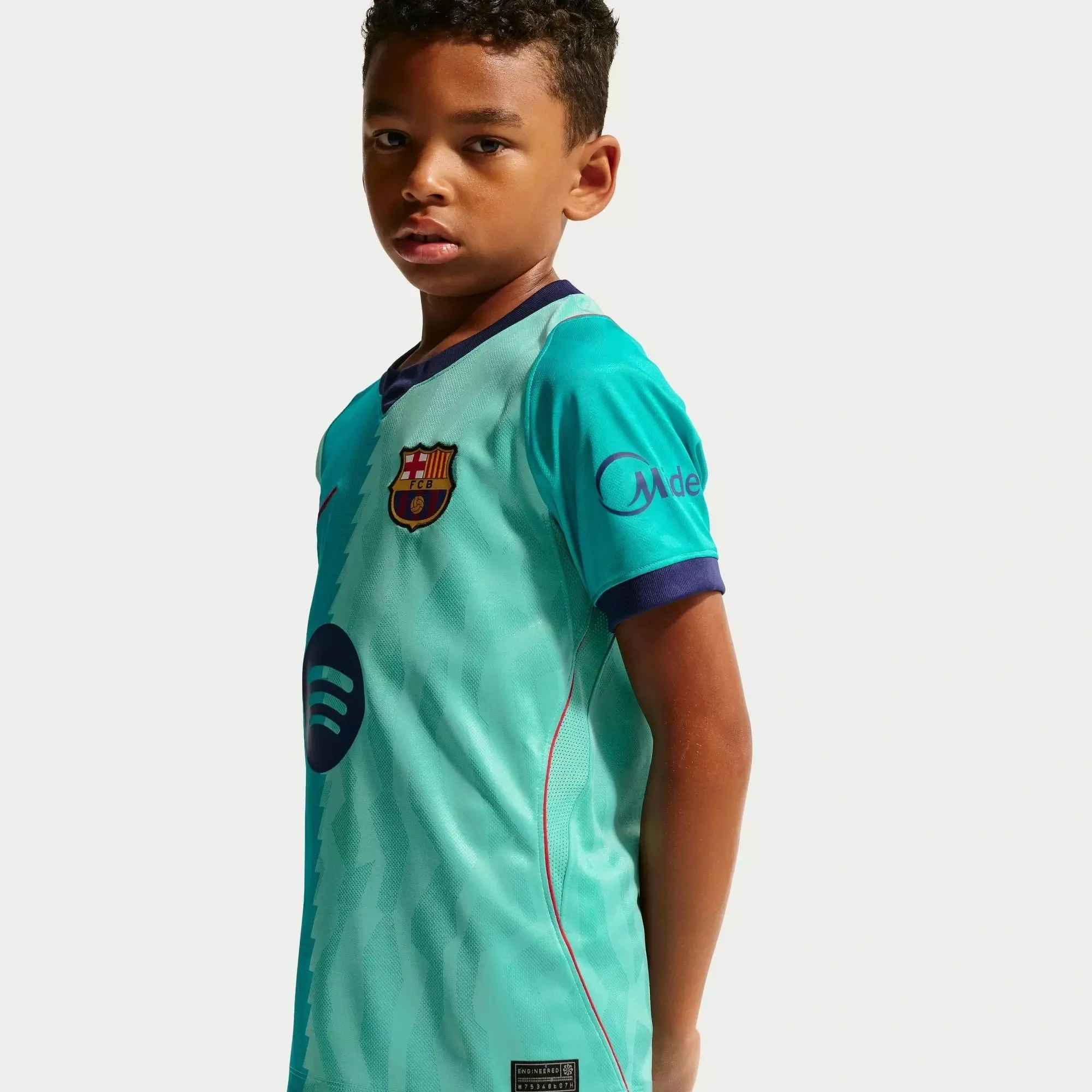 Kids Barcelona Third 26_27 Short-Sleeve Dri-FIT Football Shirt _ Sports Direct