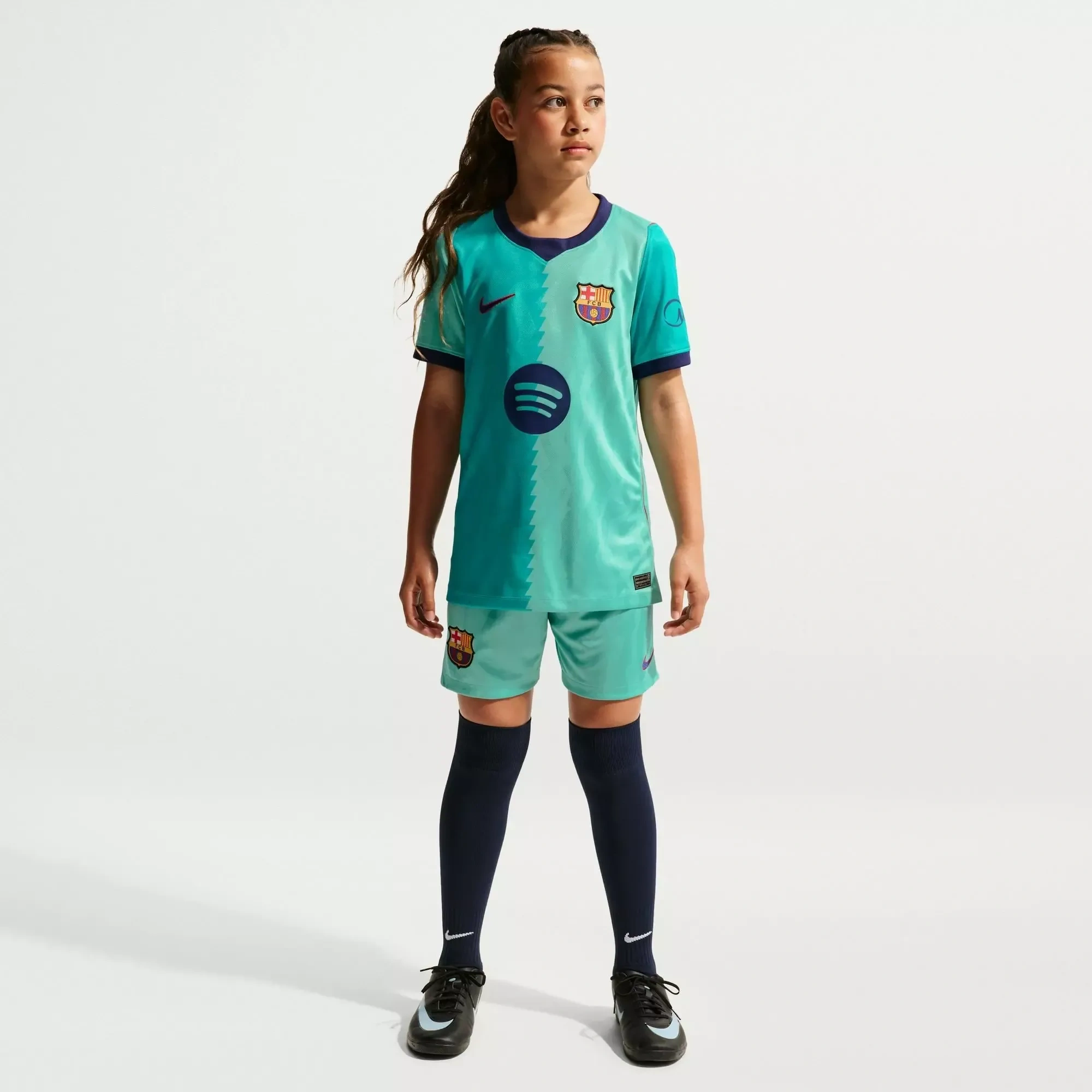 Kids Barcelona Third 26_27 Short-Sleeve Dri-FIT Football Shirt _ Sports Direct