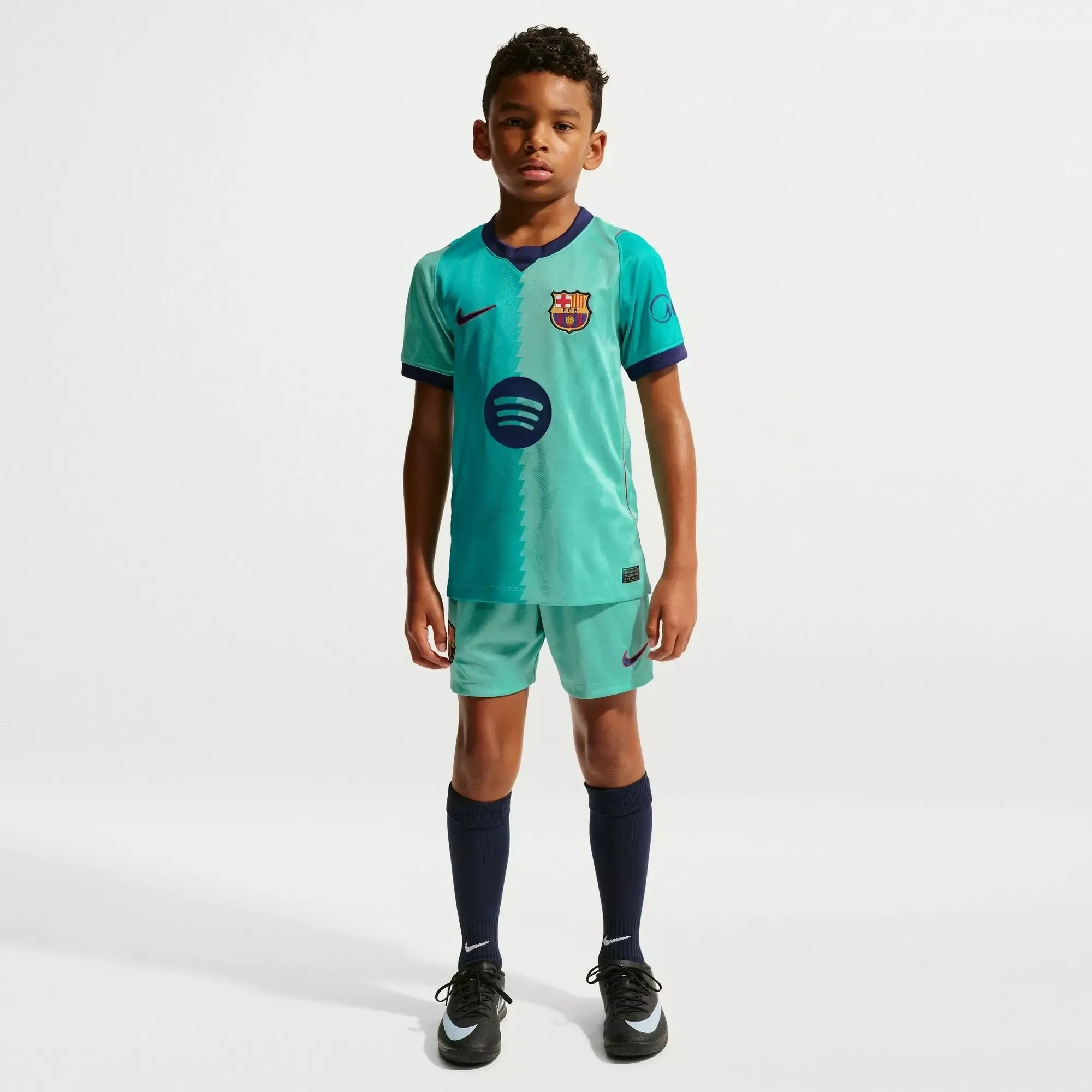 Kids Barcelona Third 26_27 Short-Sleeve Dri-FIT Football Shirt _ Sports Direct