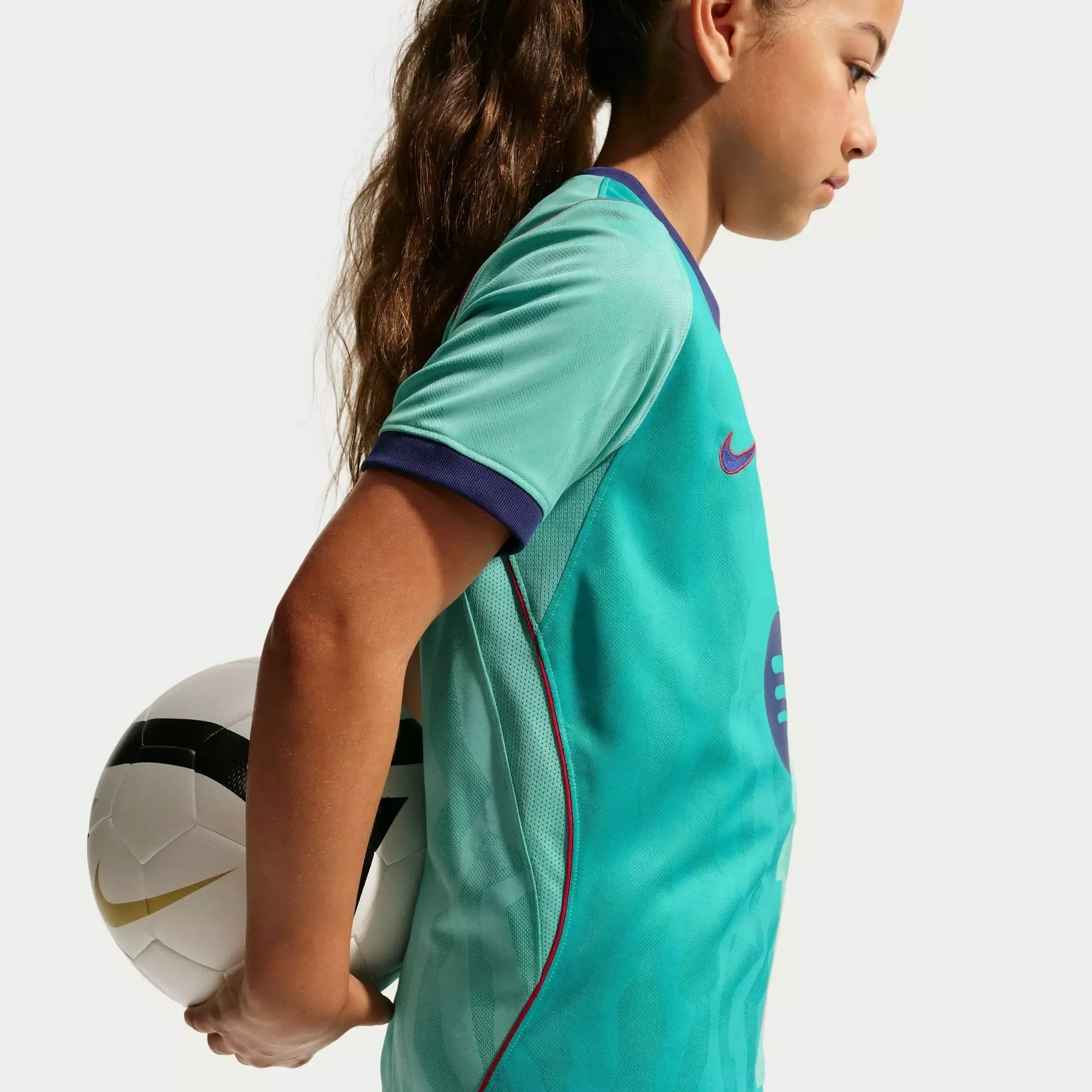 Kids Barcelona Third 26_27 Short-Sleeve Dri-FIT Football Shirt _ Sports Direct
