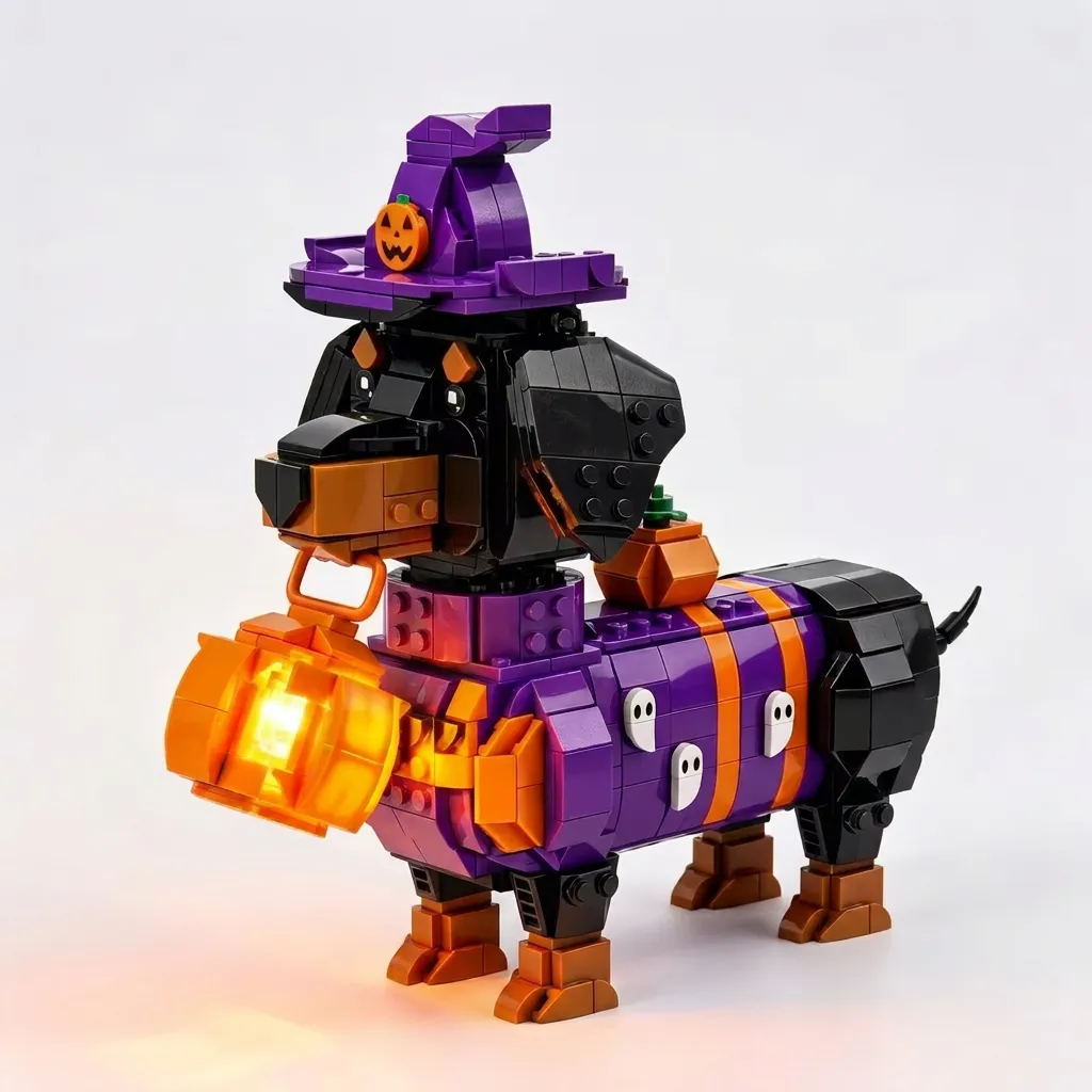 2026 Limited Edition – Halloween Dachshund Brick Set