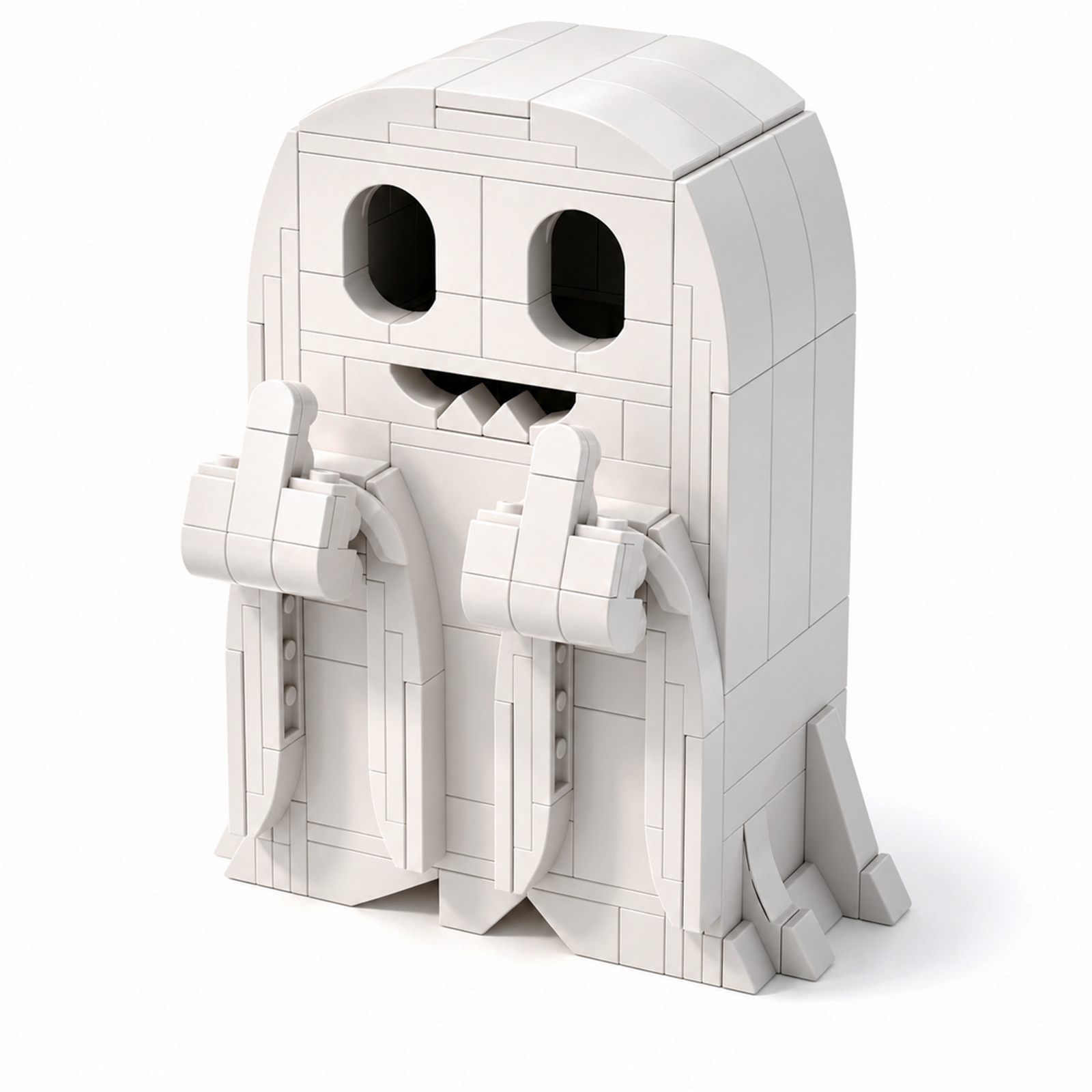 Playful Halloween Ghost Building Kit