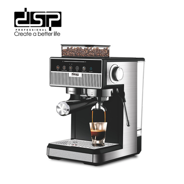 DSP Semi-Automatic Espresso Machine with Grinder KA3125,MY SHOP,DSP KA3125 Semi-Automatic Espresso Machine with Built-in Grinder