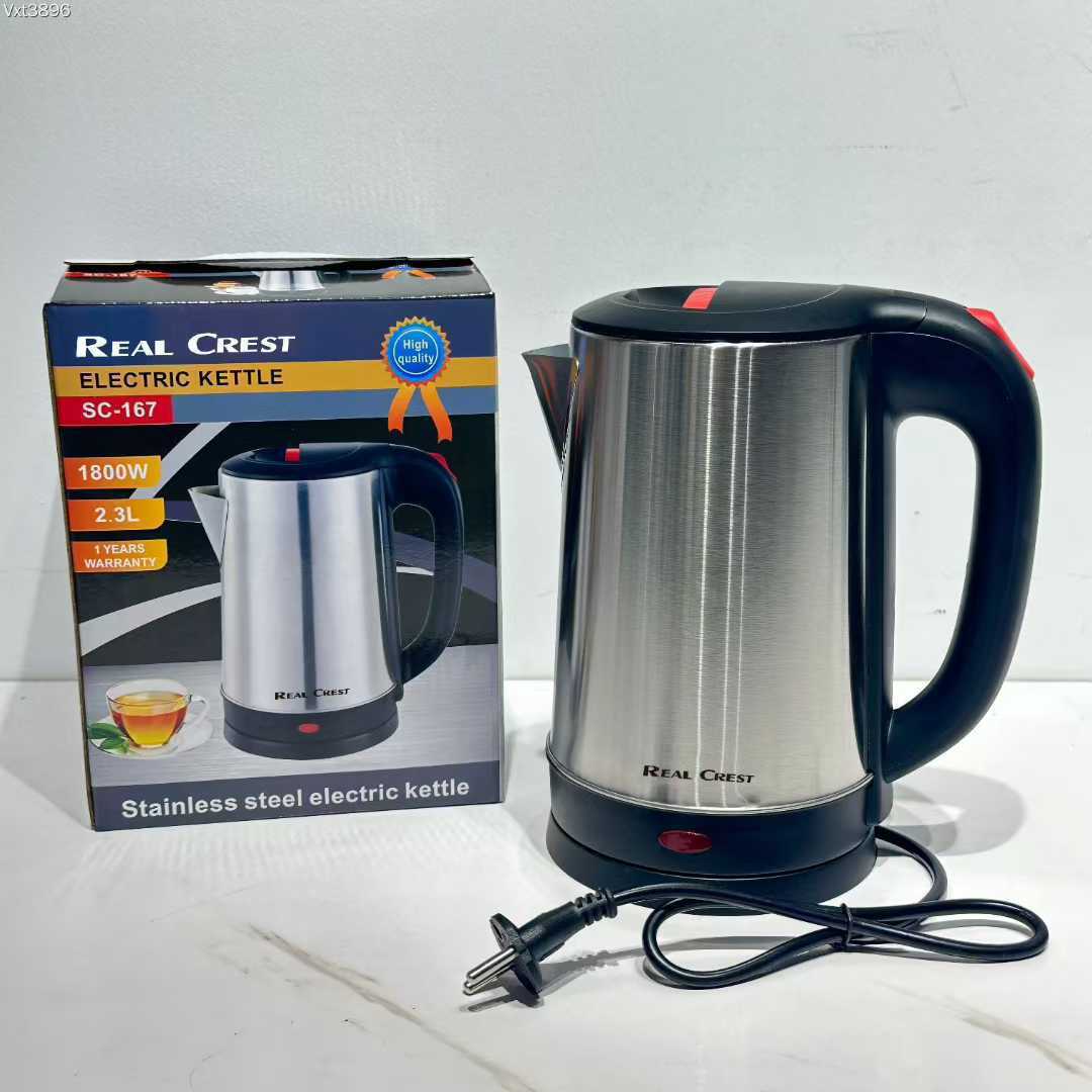 REAL CREST Export Electric Kettle 2.3L Auto Shut-Off,MY SHOP,REAL CREST Export Electric Kettle 2.3L with Auto Shut-Off