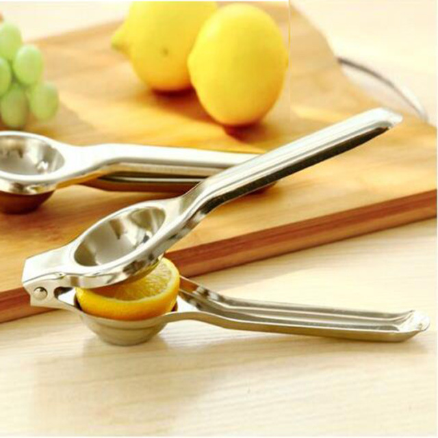 Stainless Steel Manual Lemon Squeezer Citrus Press Kitchen Tool,MY SHOP,Stainless Steel Manual Lemon Squeezer Kitchen Tool