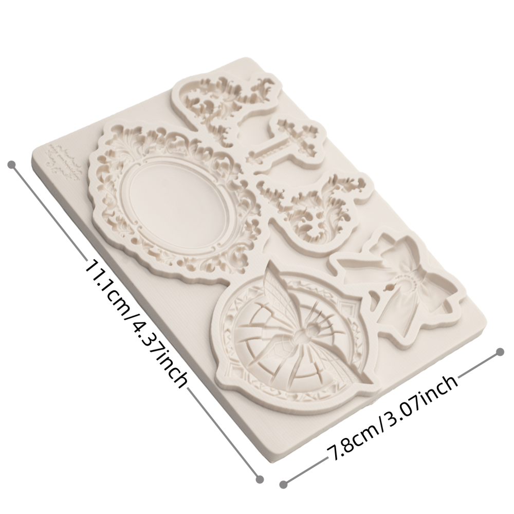 Soft Candy Cake Decoration Tool, Sugar Craft Mold, Gem Shape Chocolate Molding DIY Resin Mold, Baking Tool, 1 Piece