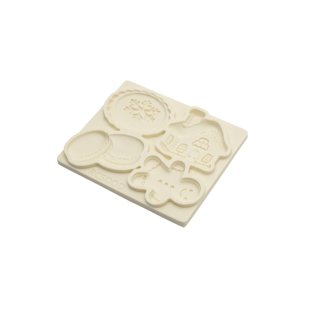 Christmas DIY Baking Mold, Soft Candy Clay Chocolate Cake Decoration Mold, Silicone Resin Liquid Mold, Perfect for Holiday Crafts