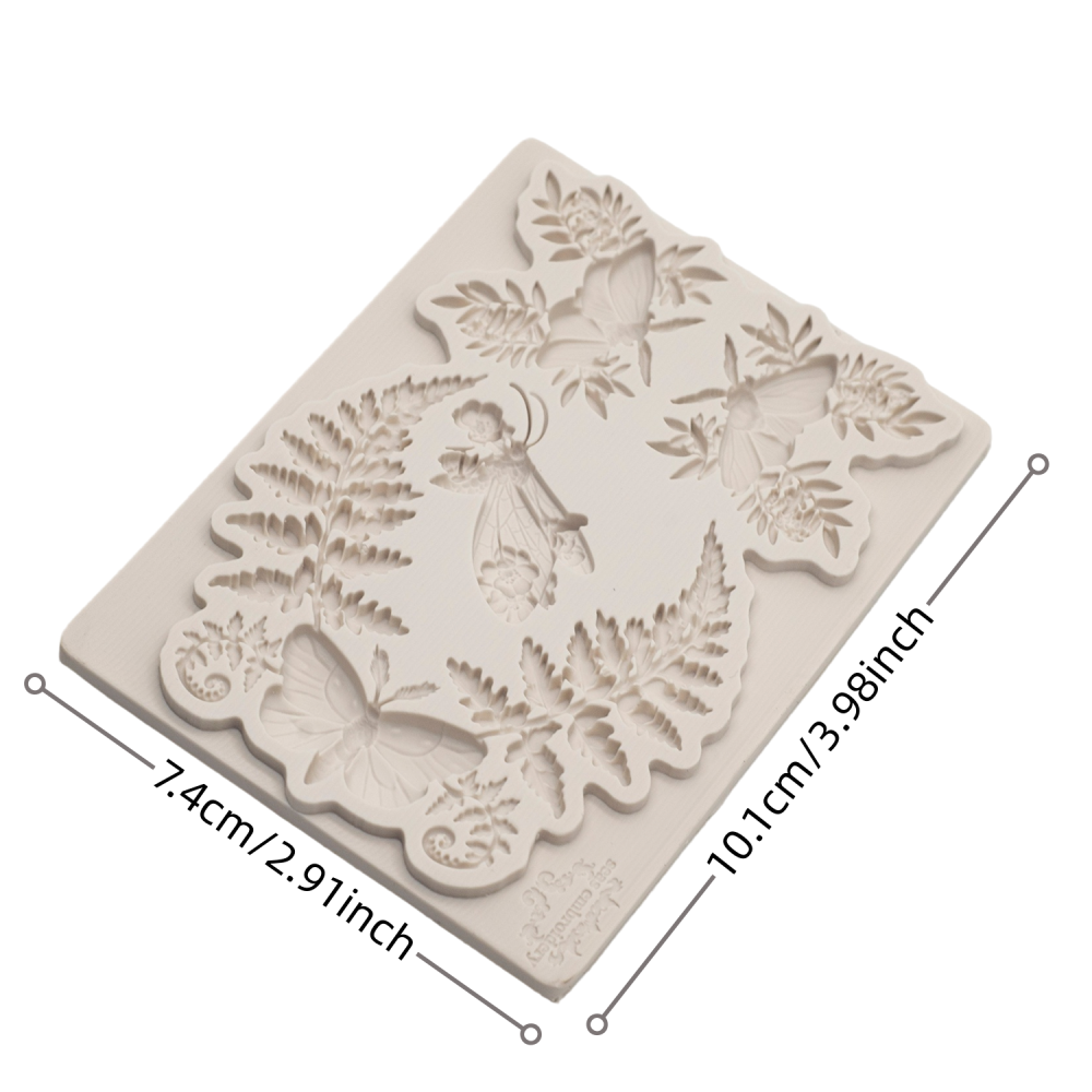 Flower Silicone Candy Mold, Polymer Clay Resin Mold for Cake Decoration, Sugar Craft Supplies, Paper Cupcake Chocolate Mold, Baking Molds