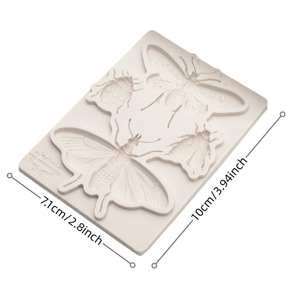 Soft Candy Chocolate Silicone Mold, Butterfly Jewelry Keychain Epoxy Resin Mold, Cake Decoration Accessory, DIY Baking Decorations