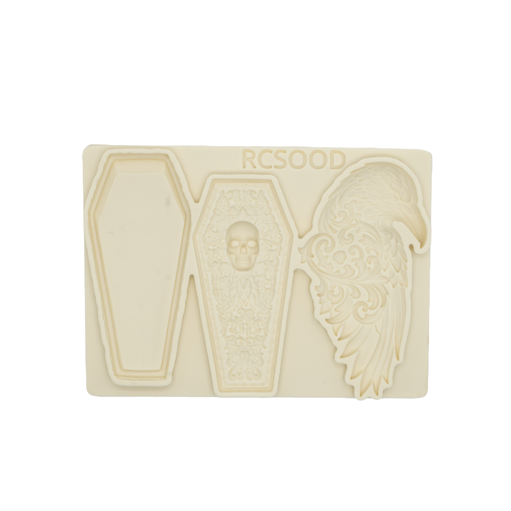 Clay Gypsum Wall Decor Silicone Mold, Halloween Candy Cake Decoration Tool, Sugar Craft Mold, DIY Resin Mold, Baking Tool