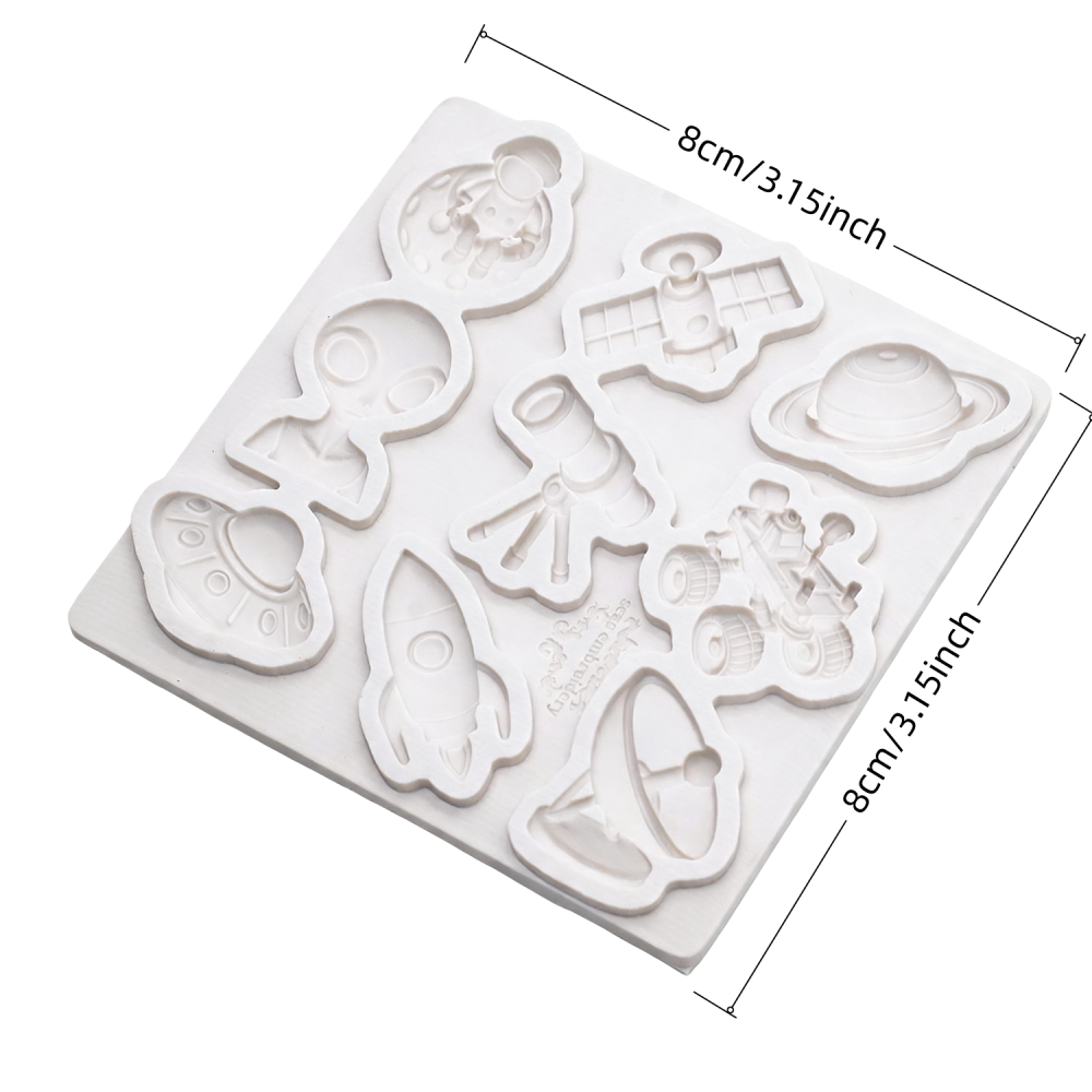 Alien Chocolate Mold DIY Resin Tool, Sugar Craft Mold, Baking Equipment, Single Piece Mold, Perfect for Creative Desserts