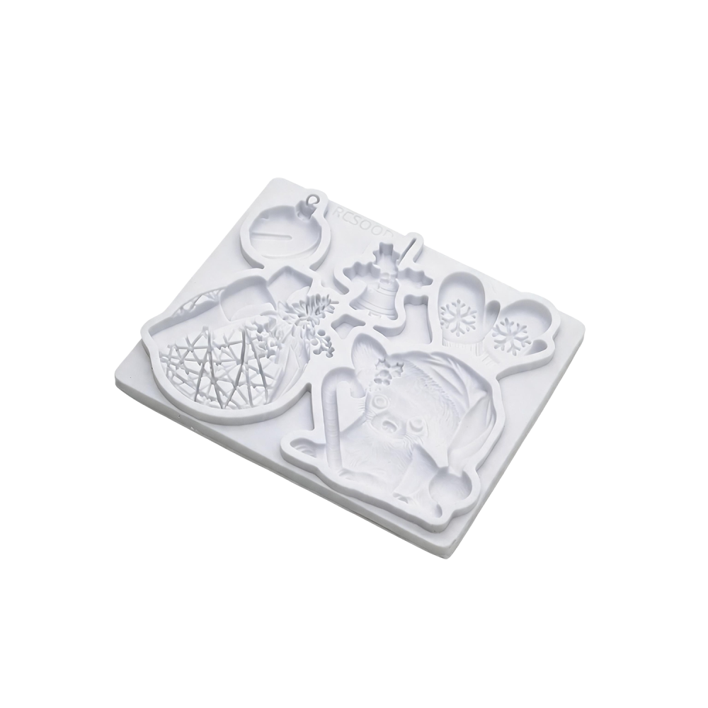 Soft Candy Cake Decoration Tool, Sugar Craft Mold, Christmas Chocolate DIY Resin Mold, Baking Tool, Perfect for Holiday Treats