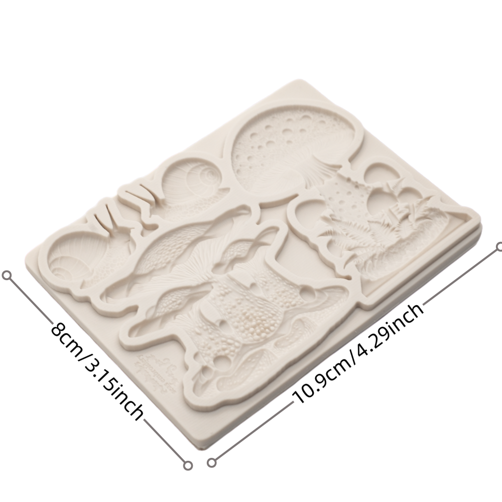Resin Liquid Mold, Mushroom Jewelry Wax Molding Mold, Silicone Mold, Craftsmen and Home Decor Mold, Perfect for DIY Projects
