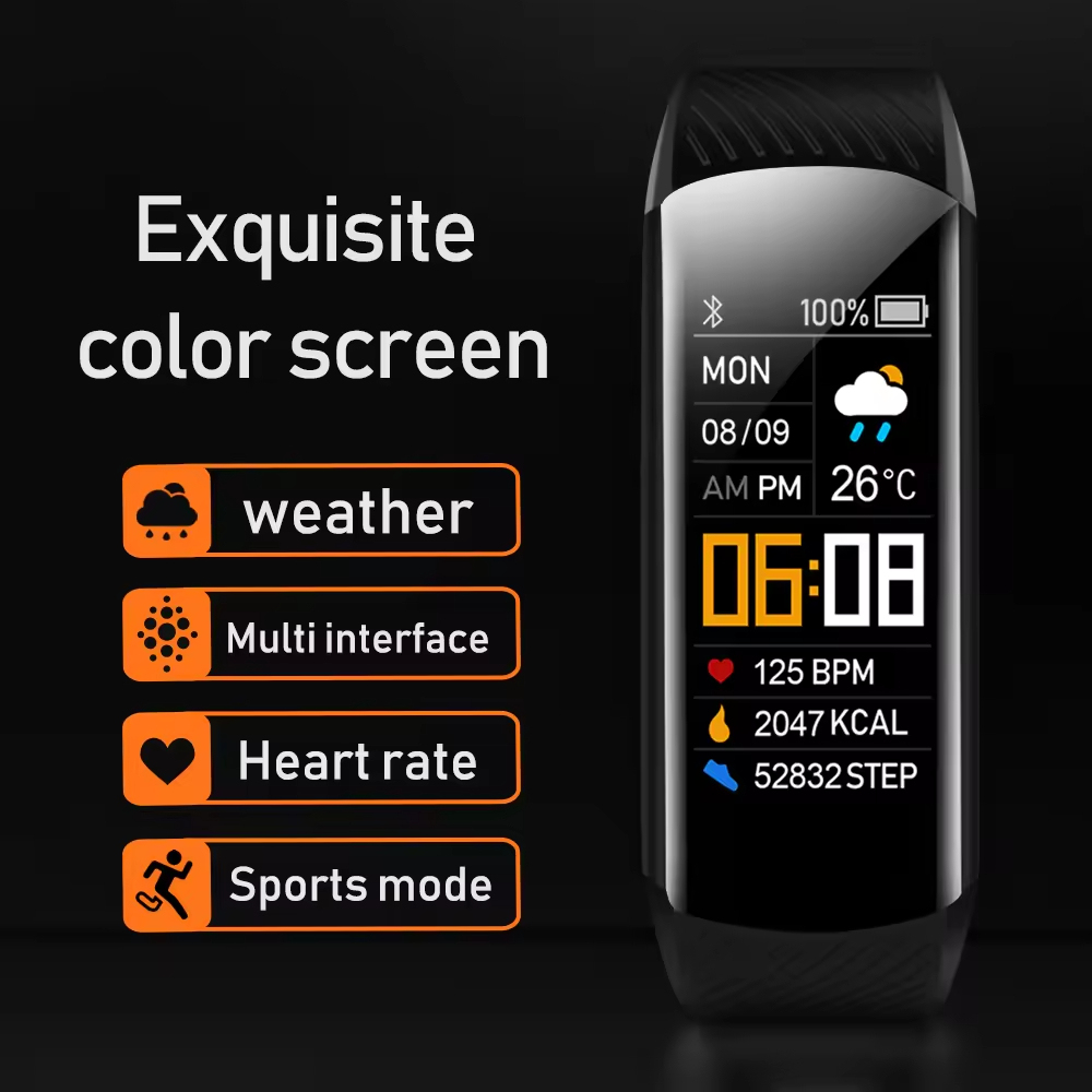 Kids Smartwatch Android AMOLED Display Silicone Band Sports Watch Sleep Monitor up to 4 Days Battery Life