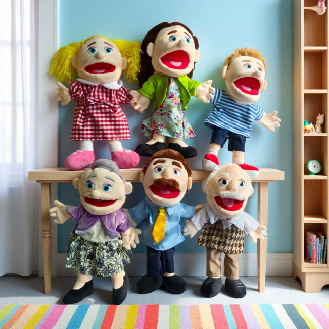 Plush hand puppet,HugSense ,Plush hand puppet