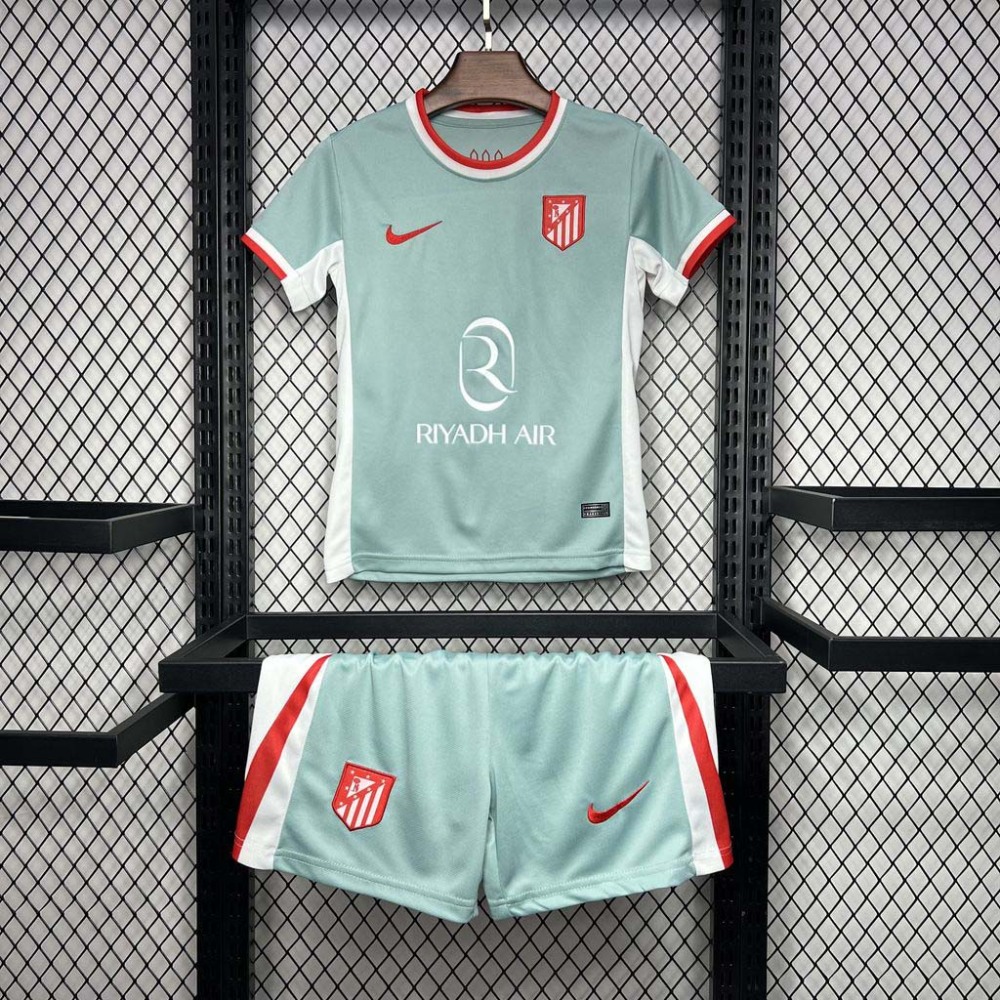 2024-2025 KIDS Atletico Madrid Away Football Shirt 1:1 Thai Quality