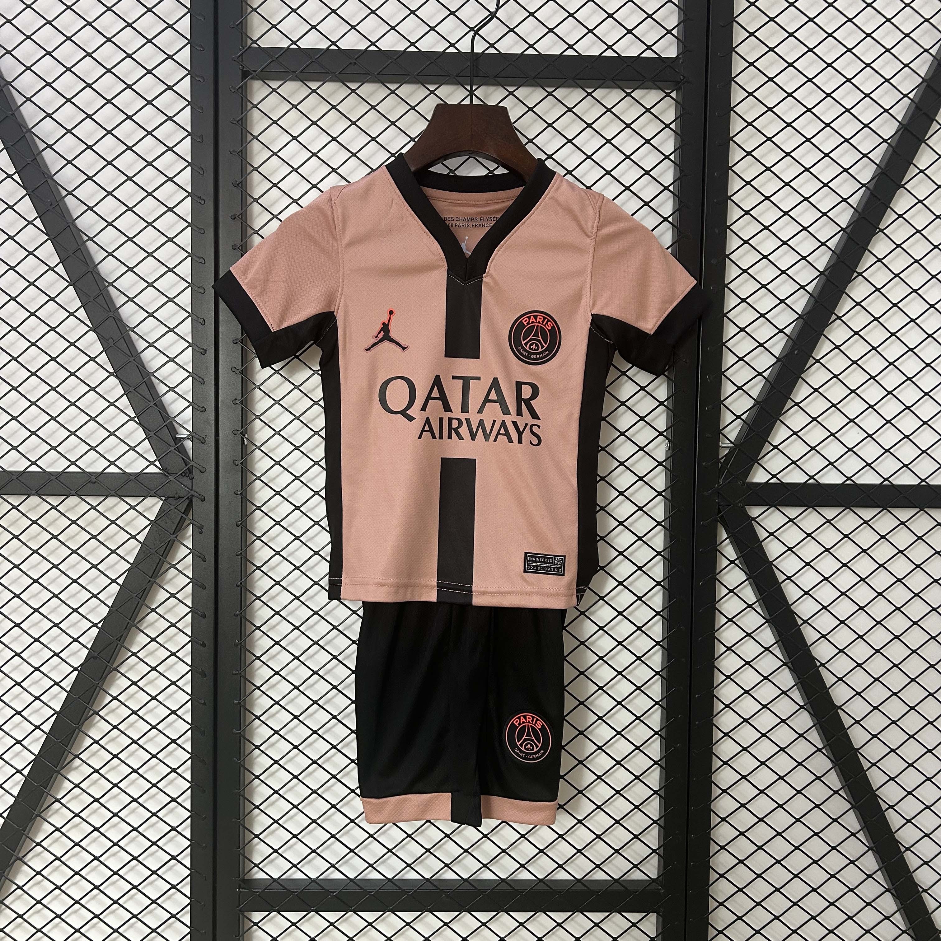 2024-2025 KIDS PSG Paris Saint-Germain Third Away Football Shirt 1:1 Thai Quality
