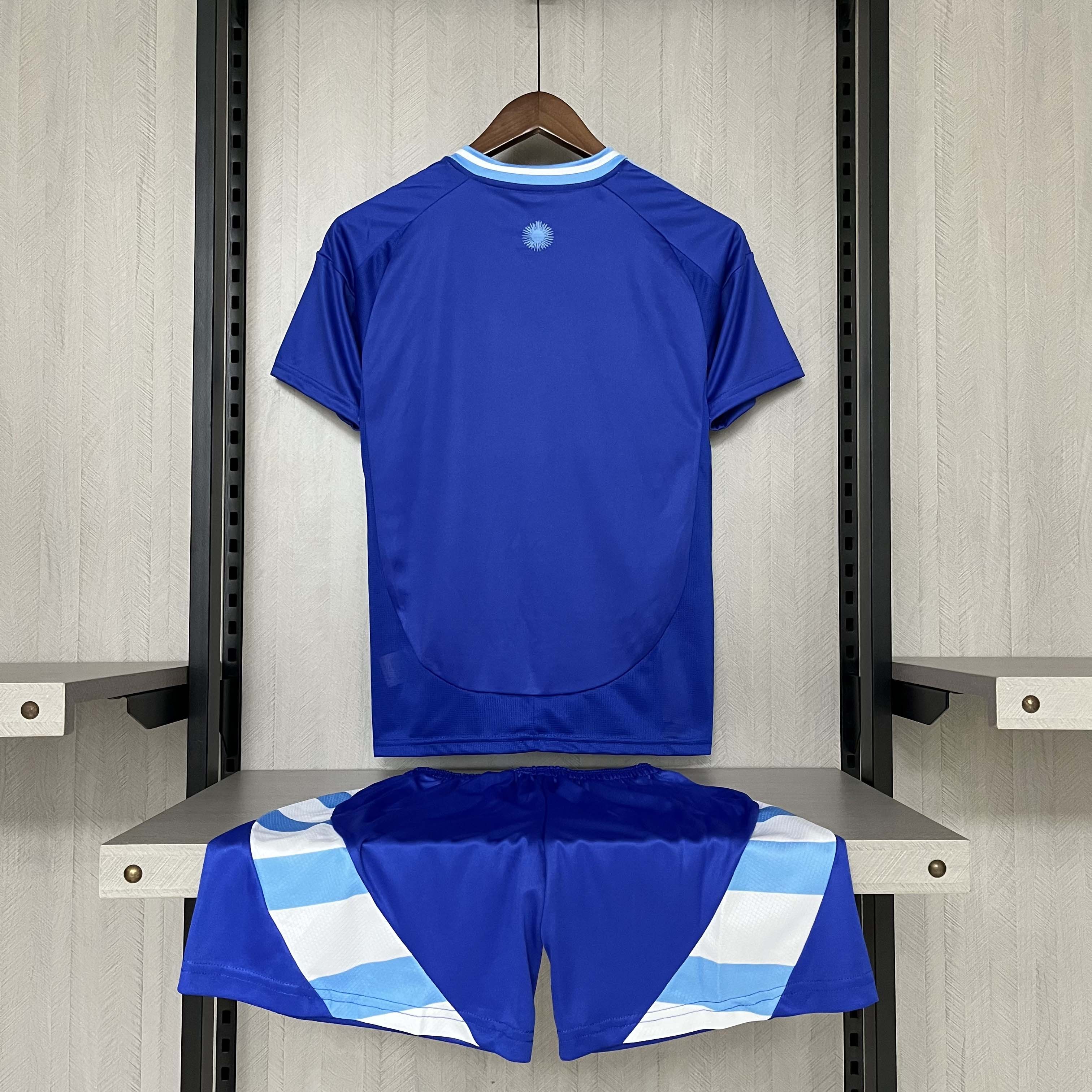 2024 KIDS Argentina Away Football Shirt 1:1 Thai Quality