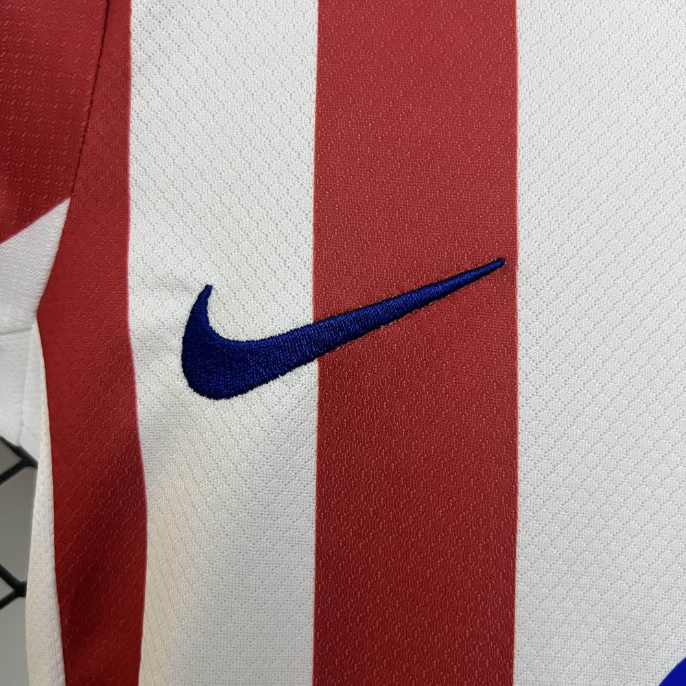 2025-2026 KIDS Atletico Madrid Home Football Shirt 1:1 Thai Quality
