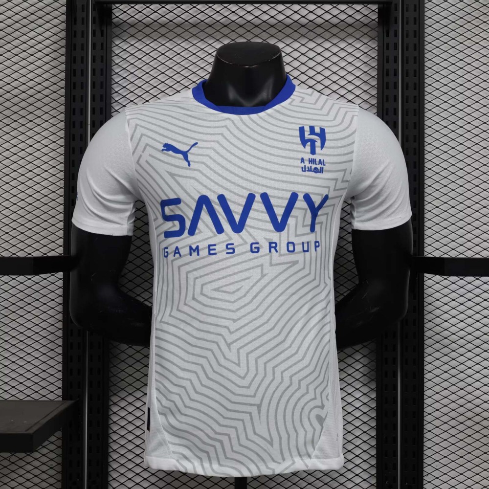 2024-2025 Player Version Al-Hilal Away Football Shirt 1:1 Thai Quality