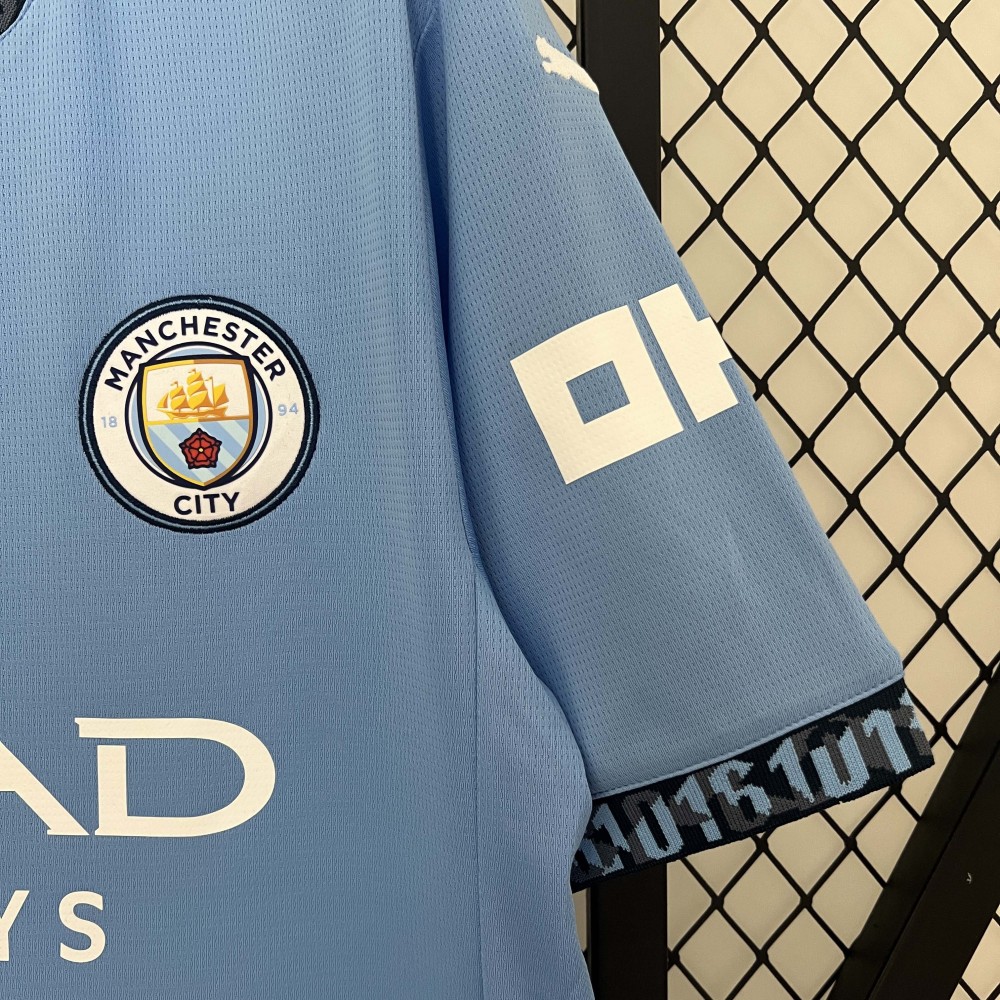 2024-2025 Manchester City Home Football Shirt 1:1 Thai Quality