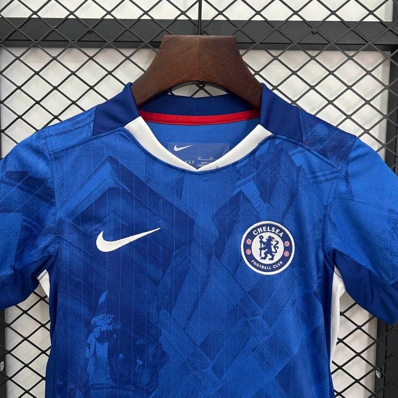 2025-2026 KIDS Chelsea FC Home Football Shirt 1:1 Thai Quality