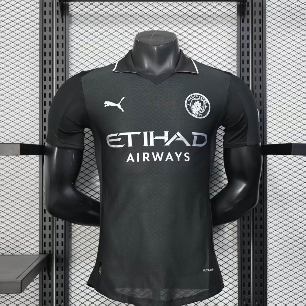 2025-2026 Player Version Manchester City Fourth Football Shirt 1:1 Thai Quality