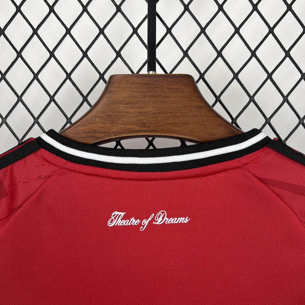 2025-2026 KIDS Manchester United Home Football Shirt 1:1 Thai Quality