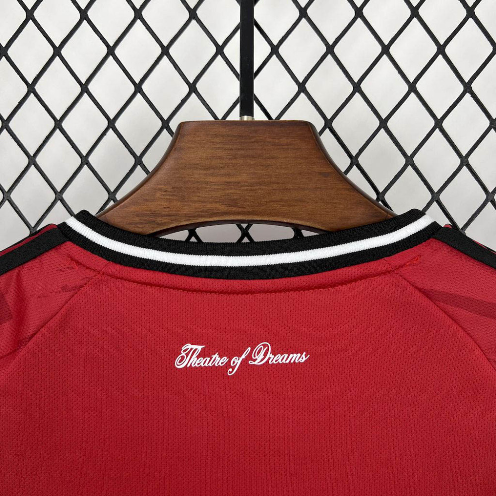 2025-2026 KIDS Manchester United Home Football Shirt 1:1 Thai Quality
