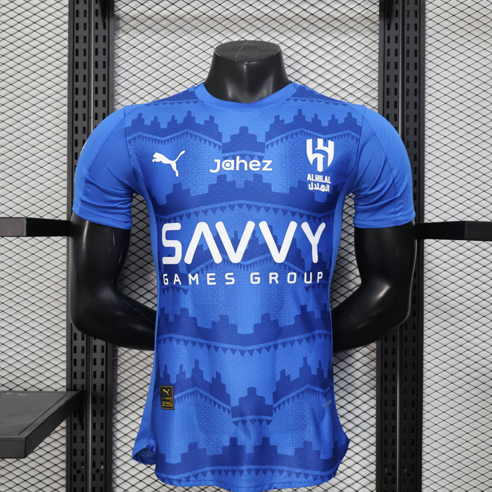 2025-2026 Player Version Al-Hilal Home Football Shirt 1:1 Thai Quality