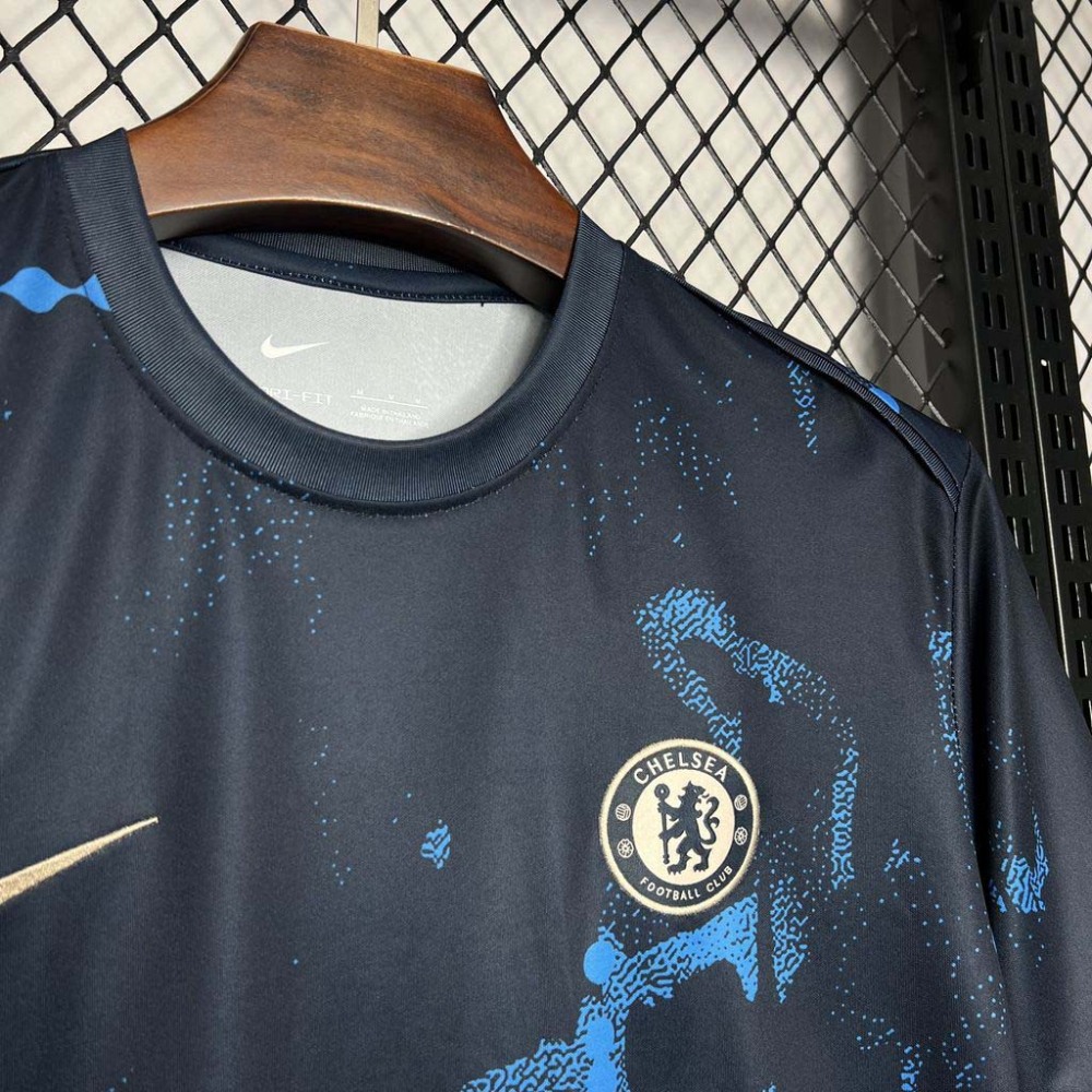 2024-2025 Chelsea FC Pre-Match Football Shirt 1:1 Thai Quality