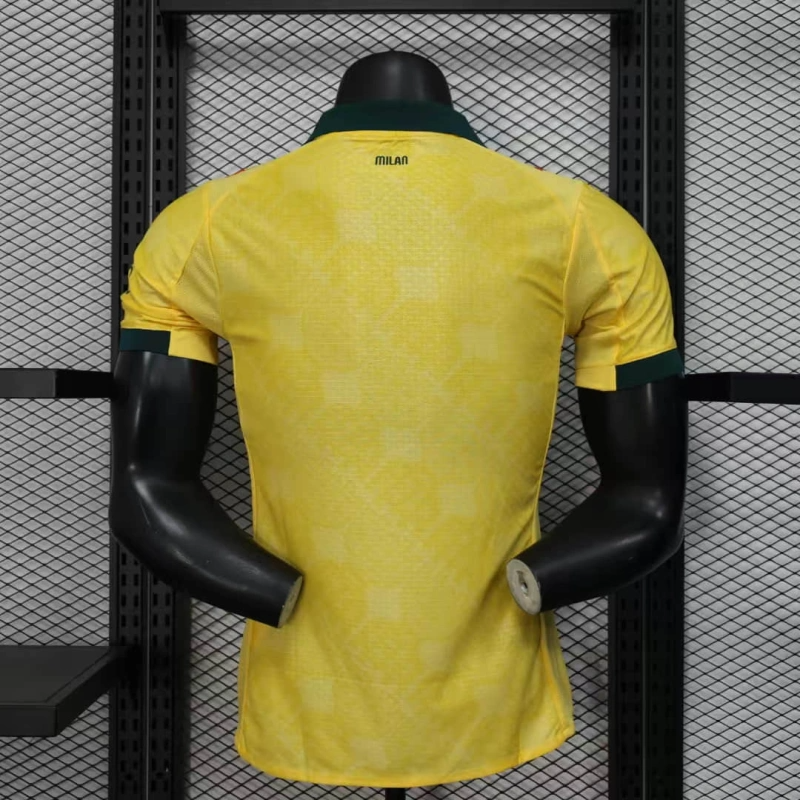 2025-2026 Player Version AC Milan Third Aaway Football Shirt 1:1 Thai Quality