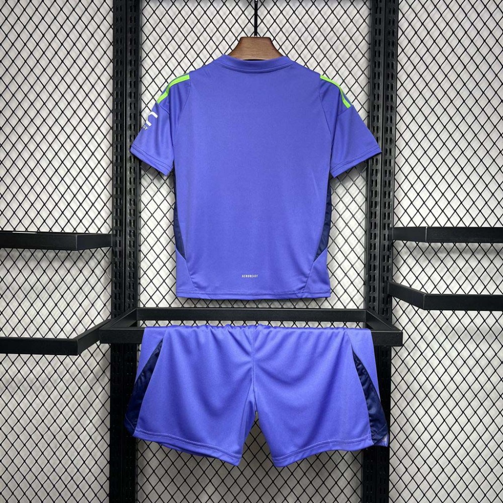 2024-2025 Kids Manchester United Goalkeeper Home Football Shirt 1:1 Thai Quality