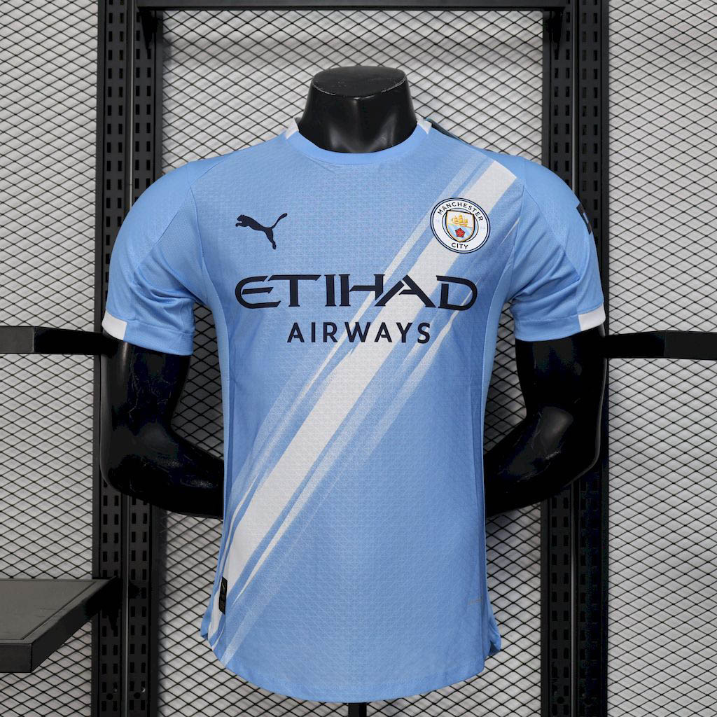 2025-2026 Player Version Manchester City Home Football Shirt 1:1 Thai Quality